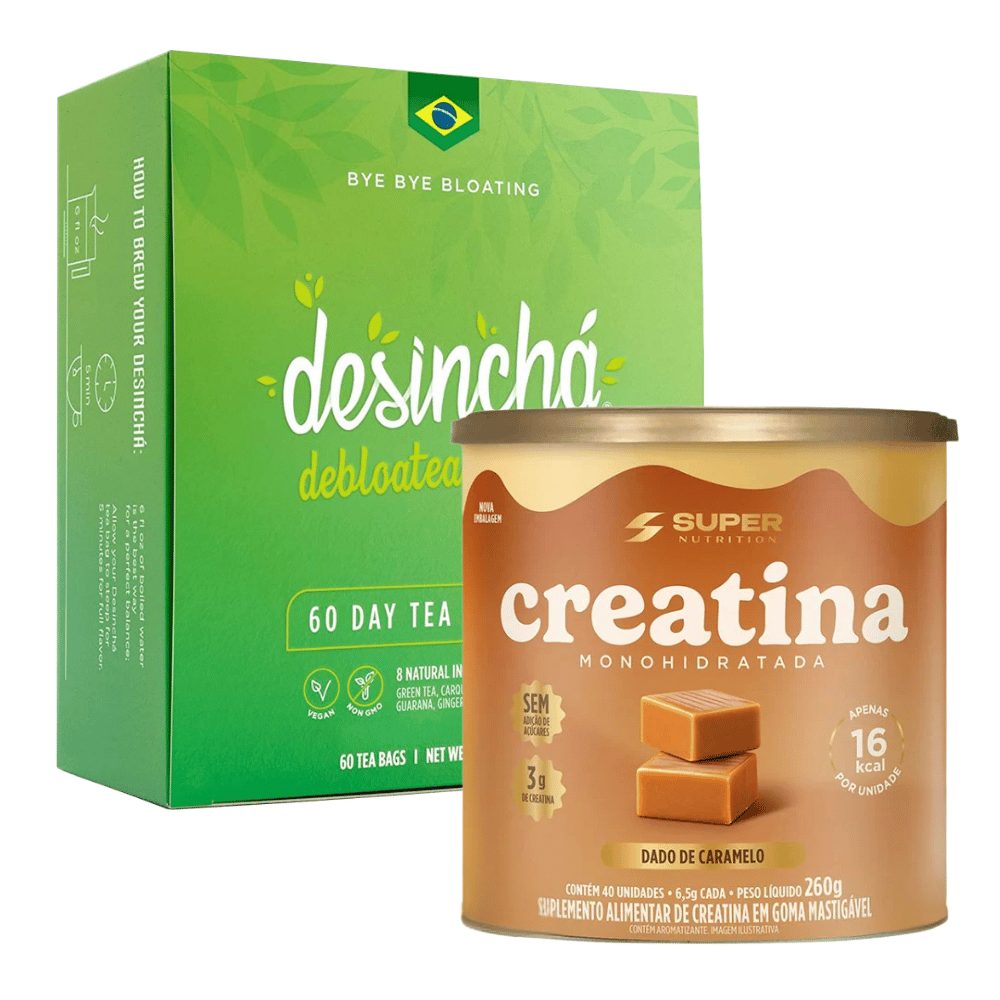 Daily Detox & Strength Bundle – Desincha Detox Tea & Creatine Bites
