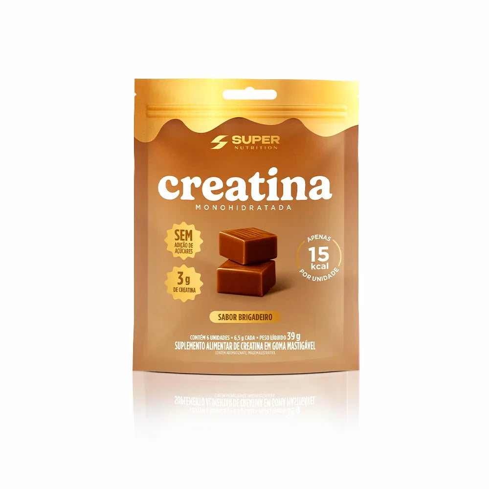 Brigadeiro (Chocolate Fudge) Creatine Bites Pouch, 6 bites