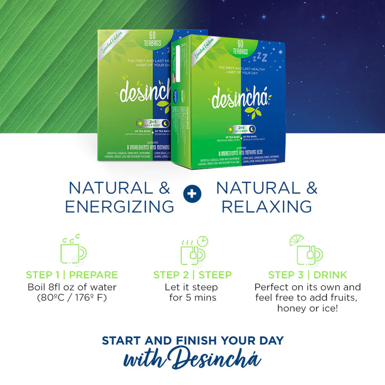 Detox & Debloat Tea + Sleep Aid Tea