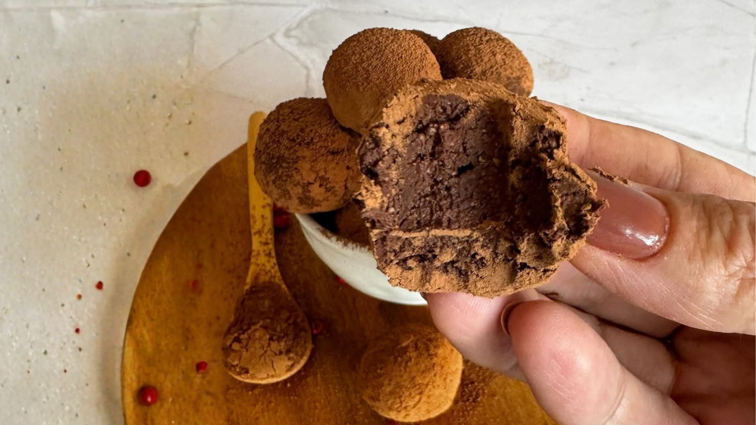 Easy Chocolate Truffles Recipe | Gluten-Free, No Cream, High Protein