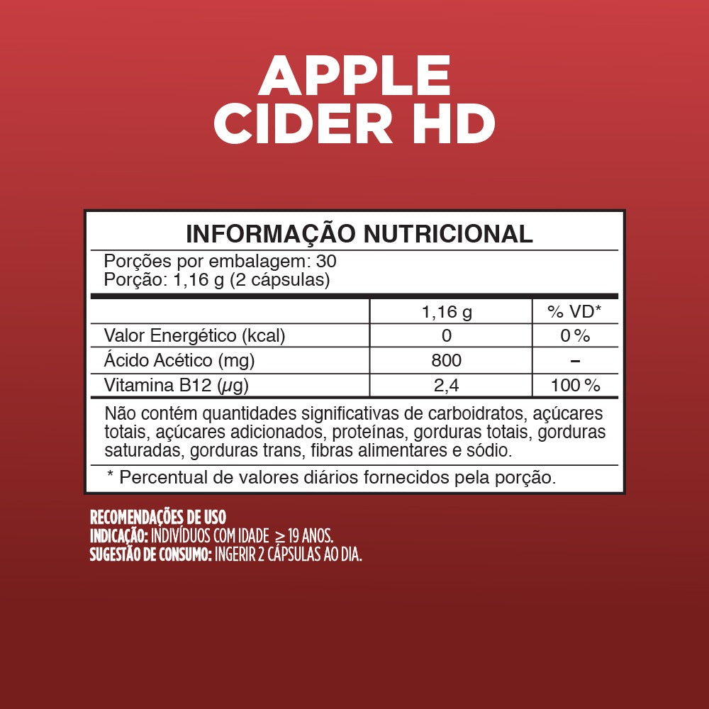 Debloat & Detox Tea Apple Cider Nutritional Information